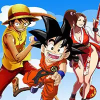 Goku, Luffy Et Mai Run