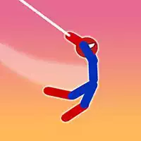 Spider Stickman Hook game screenshot