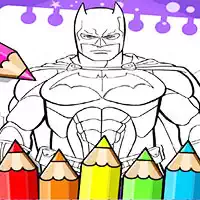 バットマン ビヨンド塗り絵 ゲームのスクリーンショット