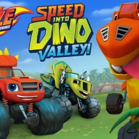 Blaze Va Monster Machines: Dino Vodiysiga Tezlik