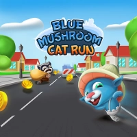 Біг Кішки З Синім Грибом скріншот гри