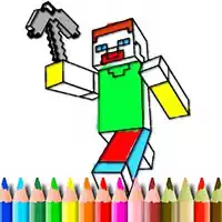 bts_minecraft_coloring ເກມ