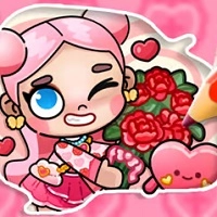 coloring_book_avatar_valentines ゲーム