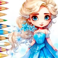 coloring_book_frozen_princess ゲーム