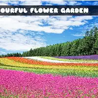 حديقة الزهور الملونة بانوراما