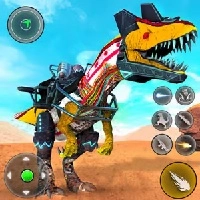 dino_robot_fighting_war ເກມ