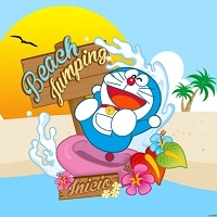 doraemon_beach_jumping Spil