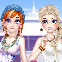 elsa_and_anna_spring_break ເກມ