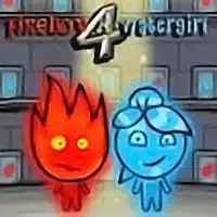 Fireboy E Watergirl: O Templo De Cristal Online captura de tela do jogo