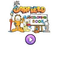 Página Para Colorir Do Garfield