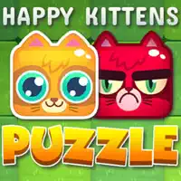 Happy Kittens Puzzle játék képernyőképe