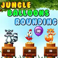 Jungle Balloons Rounding játék képernyőképe