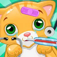 Little Cat Doctor Pet Vet Játék játék képernyőképe