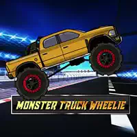 Monster Truck na jedné kole. snímek obrazovky hry