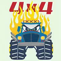 Monster-Truck Ausmalbilder Spiel-Screenshot