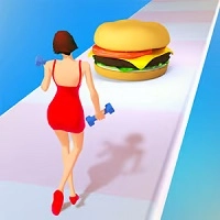 muscle_girl_calorie_run Spellen