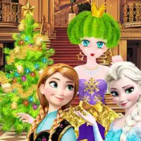 Novoroční Princezna snímek obrazovky hry