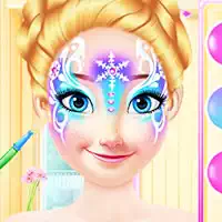 Princess Christmas Face Painting