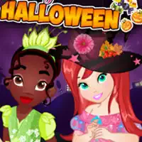 princesses_halloween_party بازی ها