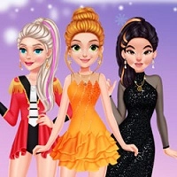 princesses_ice_skating_dress_up თამაშები