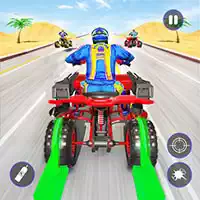 Quad Bike Traffic Shoot Games 2020: Bike Games