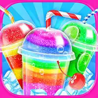 Rainbow Frozen Slushy Truck: เครื่องทำน้ำแข็ง Candy Slush