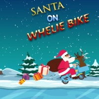 santa_on_wheelie_bike เกม