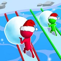 snow_race_christmas_runner ເກມ