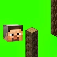 Toaletă Skibidi Flappy Minecraft învârtită