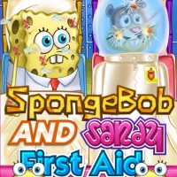 spongebob_and_sandy_first_aid ហ្គេម