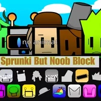 sprunki_but_noob_block ເກມ