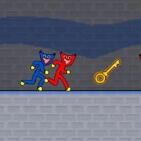 stickman_huggy_party_duo гульні