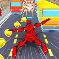 Metro Super Qəhrəmanı Robot Sonsuz Qaçış oyun ekran görüntüsü