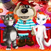 talking_tom_and_angela_halloween_party гульні