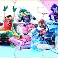 Teen Titans Jigsaw Puzzle екранна снимка на играта