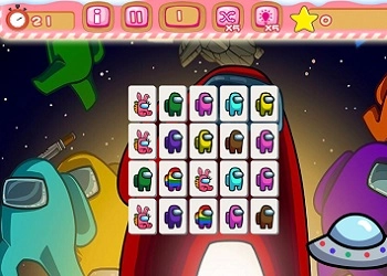 Among Impostor Mahjong Connect game screenshot