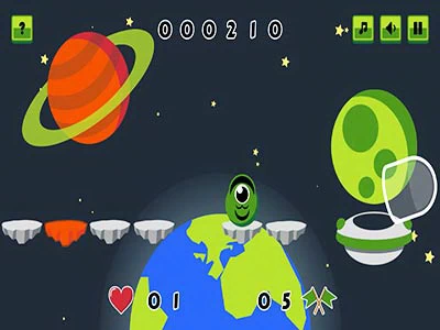 Kosmose Põgenemise Hulgas mängu ekraanipilt