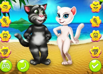 Angela E Tom Beach Vacation screenshot del gioco