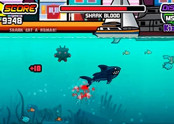 Angry Shark Online pelin kuvakaappaus