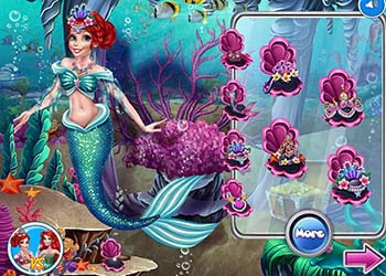 Ariel Princesa Vs Sereia captura de tela do jogo