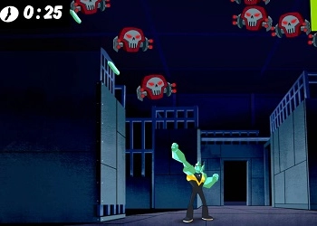 Παιχνίδια Ben 10: Σκοπέυοντας τον Diamondhead στιγμιότυπο οθόνης παιχνιδιού