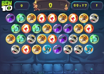 Бен 10 Хелловін Bubble Shooter скріншот гри