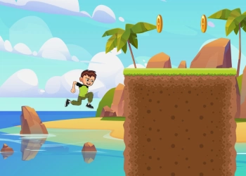 Carrera De La Isla De Ben 10 captura de pantalla del juego
