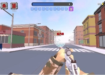 Hühnchen-Shooter Io Spiel-Screenshot