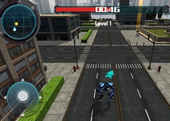 Stadtpolizei-Roboter Spiel-Screenshot