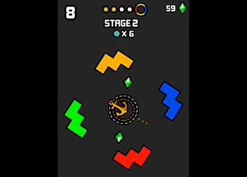 Цветен Обрив екранна снимка на играта