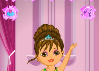 Дора Балерина Dressup екранна снимка на играта