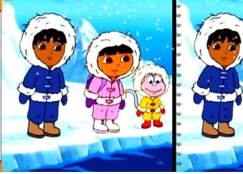 Dora Leiab Erinevusi mängu ekraanipilt