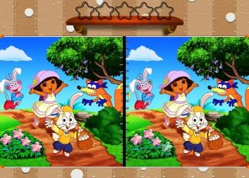 Dora Happy Easter Phát Hiện Sự Khác Biệt ảnh chụp màn hình trò chơi