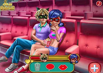 Dotted Girl Cinéma Flirter capture d'écran du jeu